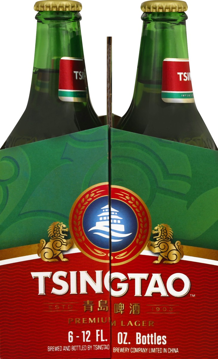 slide 2 of 6, Tsingtao Beer 6 ea, 6 ct; 12 oz