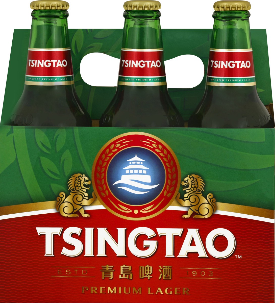 slide 3 of 6, Tsingtao Beer 6 ea, 6 ct; 12 oz