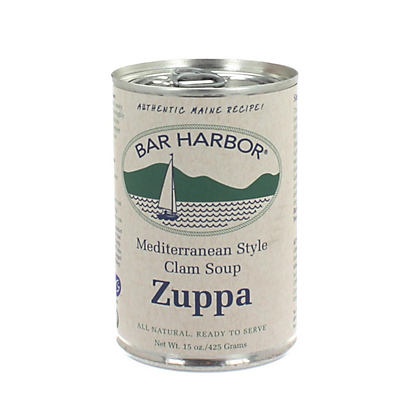 slide 1 of 1, Bar Harbor Clam Mediterranean Style Zuppa Clam Soup, 15 oz