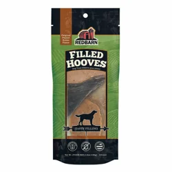 Redbarn Filled Hooves Original Peanut Butter Flavor Dog Treat 2 ea