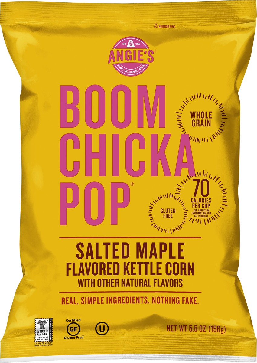 slide 2 of 2, BOOMCHICKAPOP Salted Maple Flavored Kettle Corn 5.5 oz, 5.5 oz