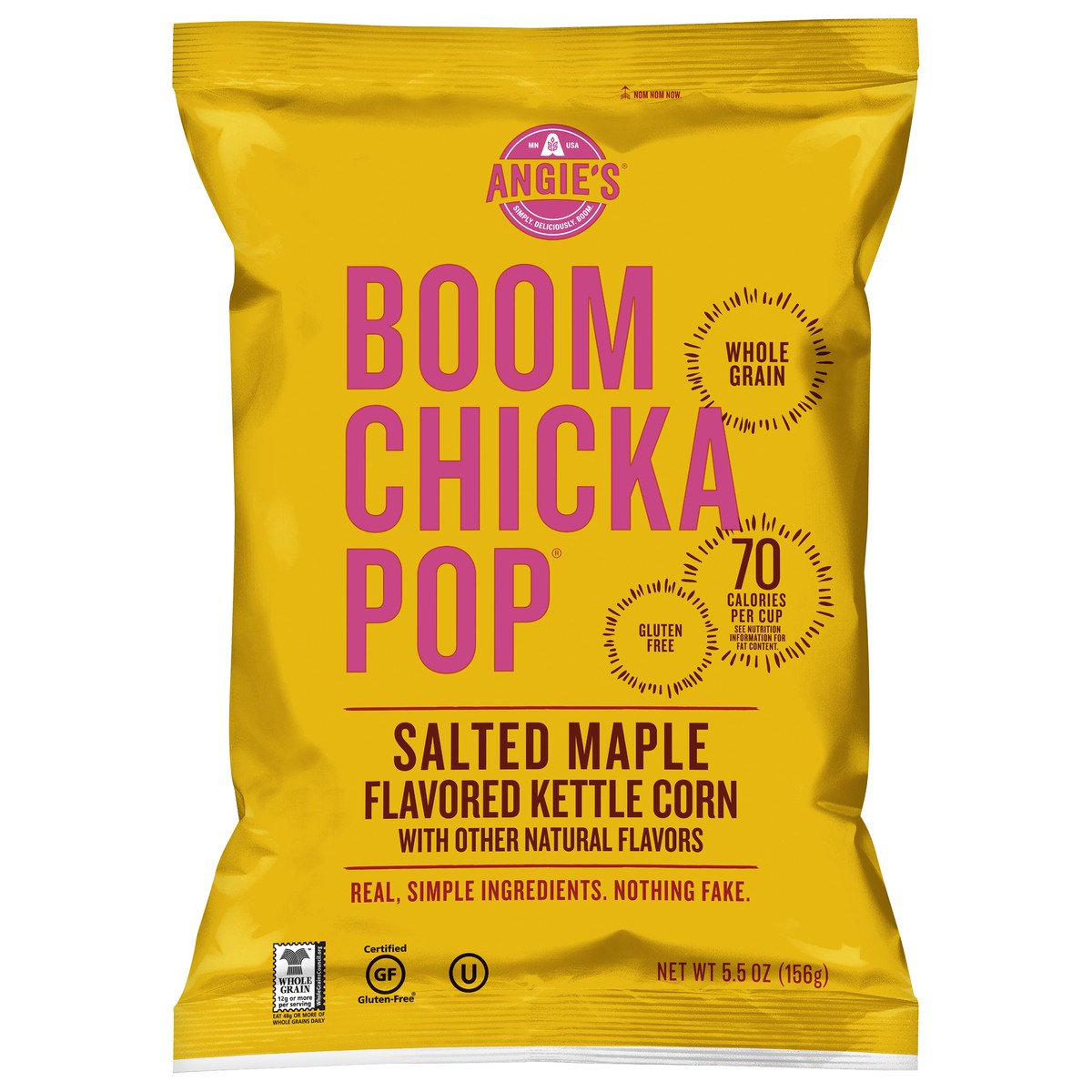 slide 1 of 2, BOOMCHICKAPOP Salted Maple Flavored Kettle Corn 5.5 oz, 5.5 oz