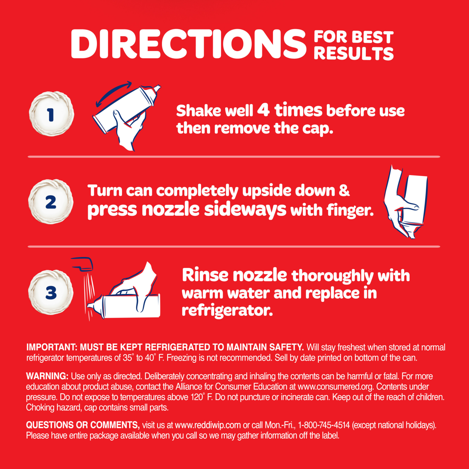 slide 5 of 5, Reddi-wip Original Whipped Topping Made with Real Cream, 13 oz, 13 oz