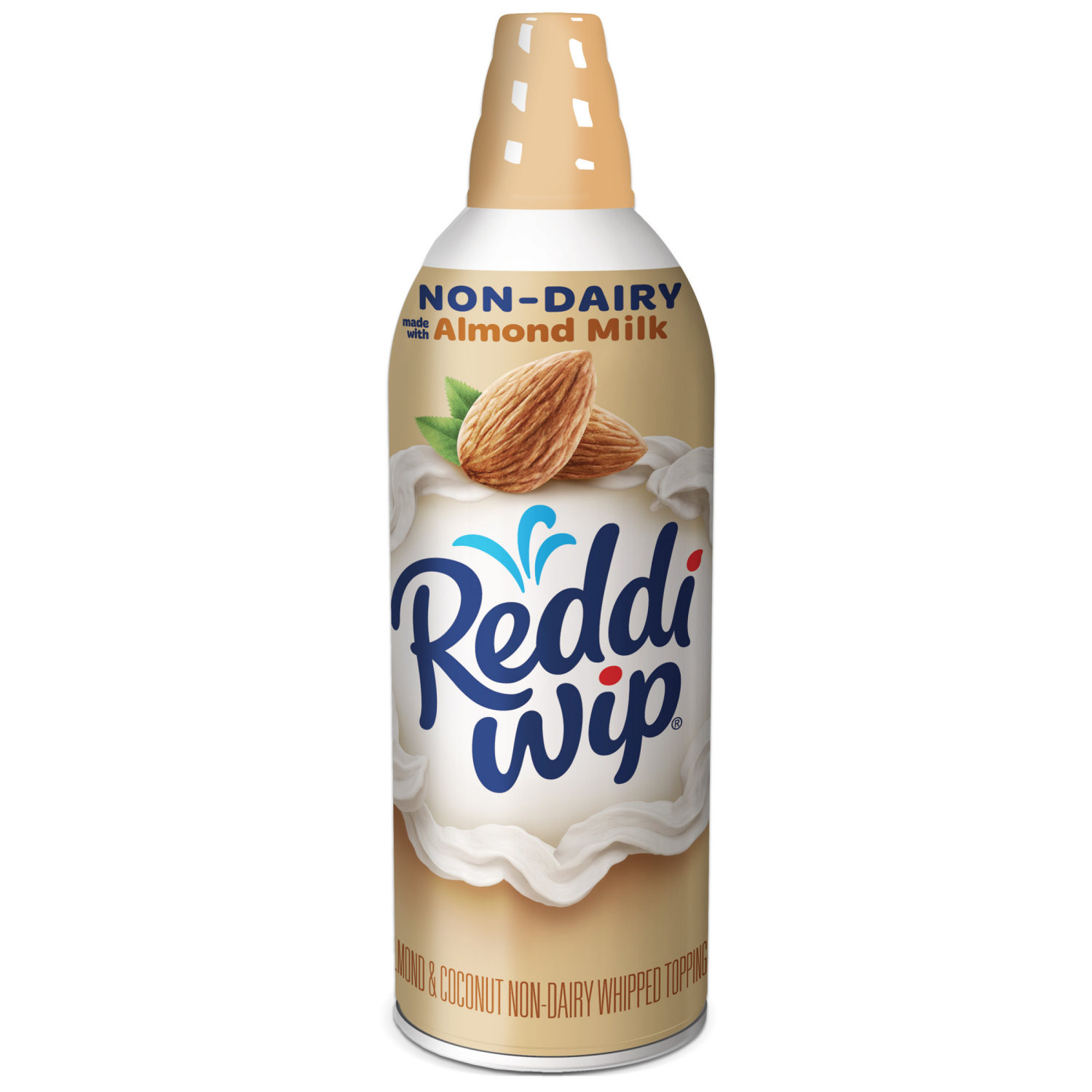 slide 1 of 7, Reddi-wip Vegan Non-Dairy Whipped Topping Made with Almond Milk, 6 oz, 6 oz
