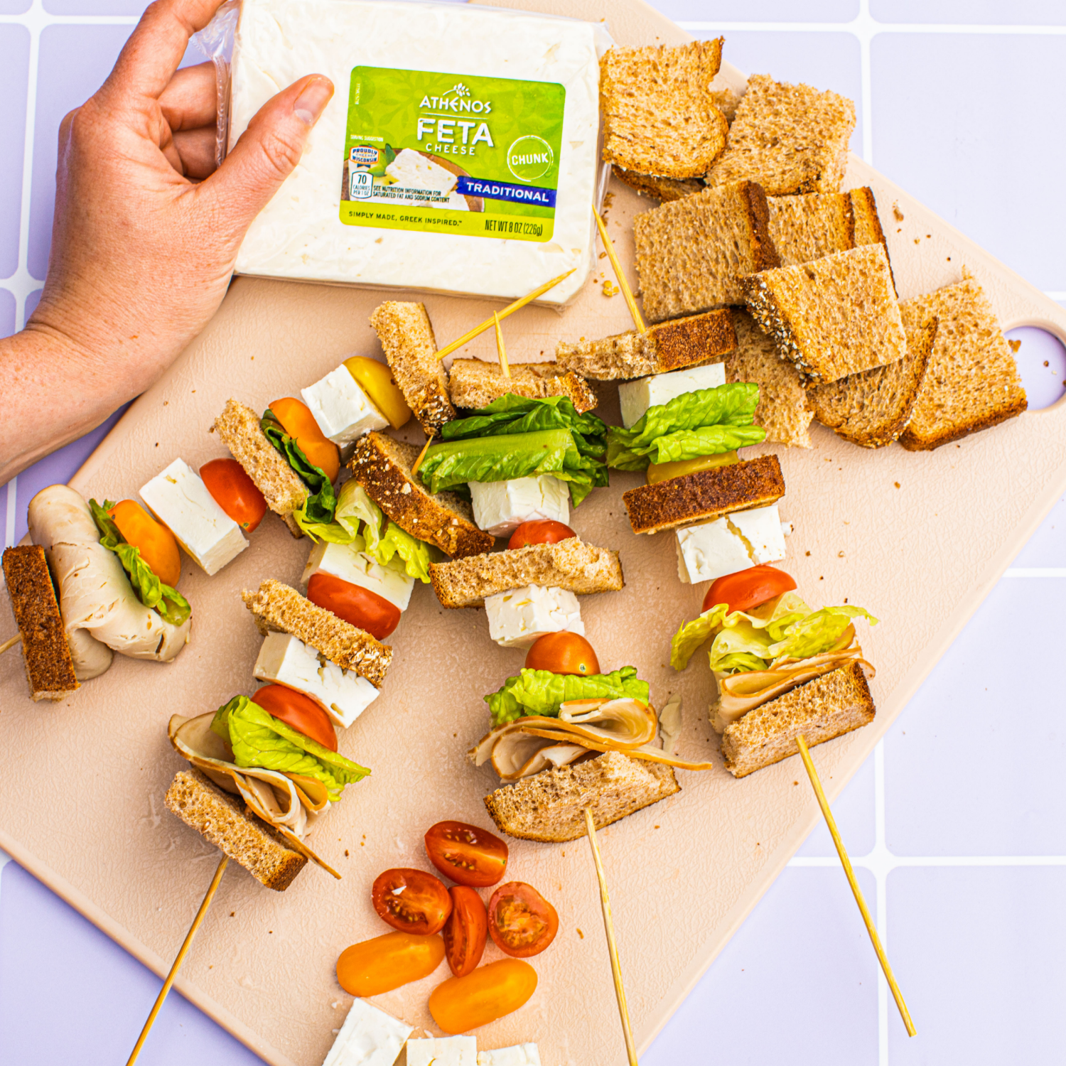 slide 3 of 8, Athenos Traditional Feta Cheese Chunk, 8 oz