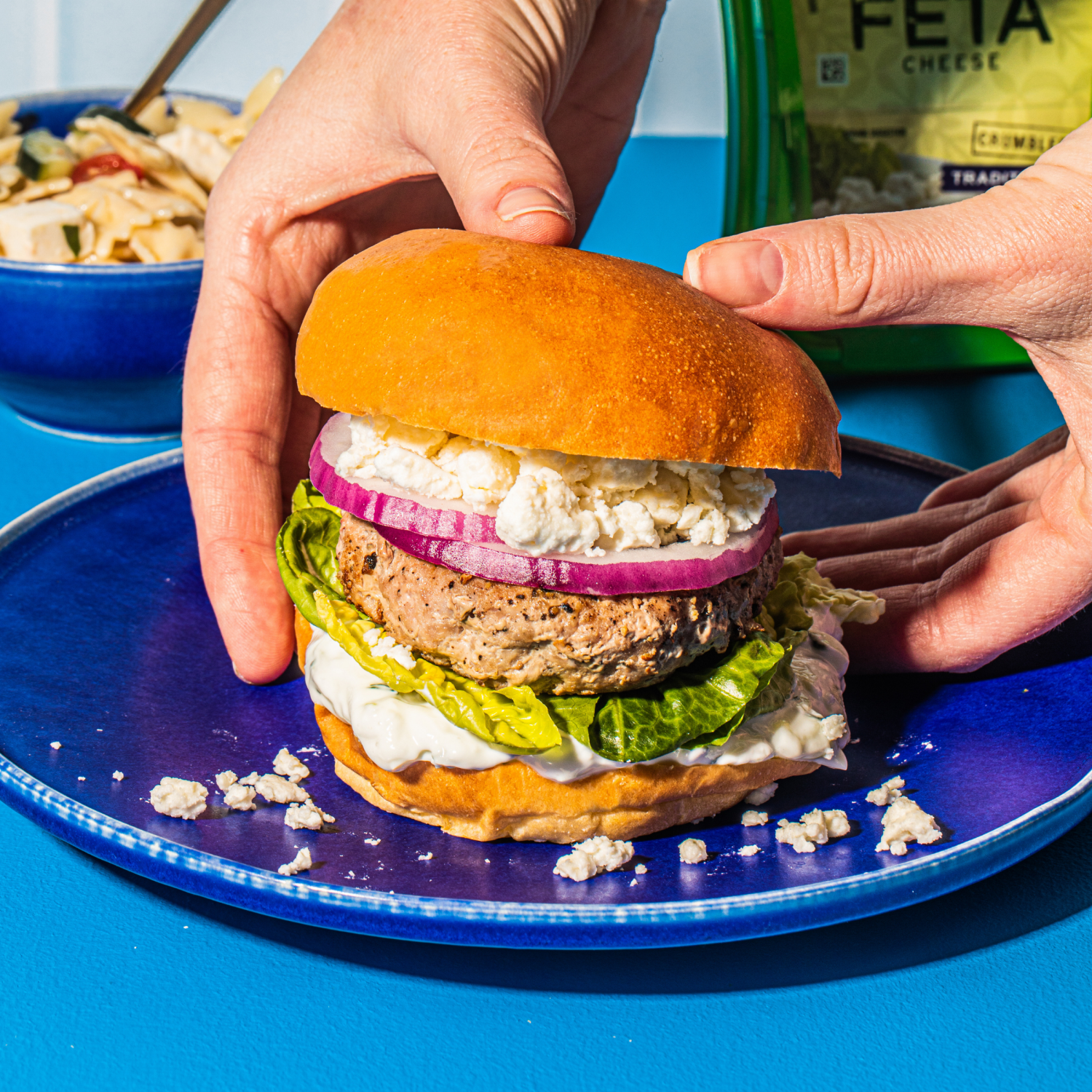 slide 5 of 5, Athenos Fat Free Crumbled Traditional Feta Cheese 5 oz, 5 oz