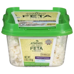 Athenos Fat Fee Crumbled Feta Cheese, 5 Oz