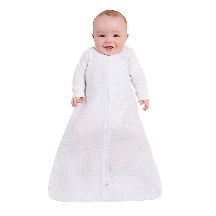 slide 2 of 4, HALO SleepSack Large Circles Cotton Wearable Blanket - Grey, 1 ct