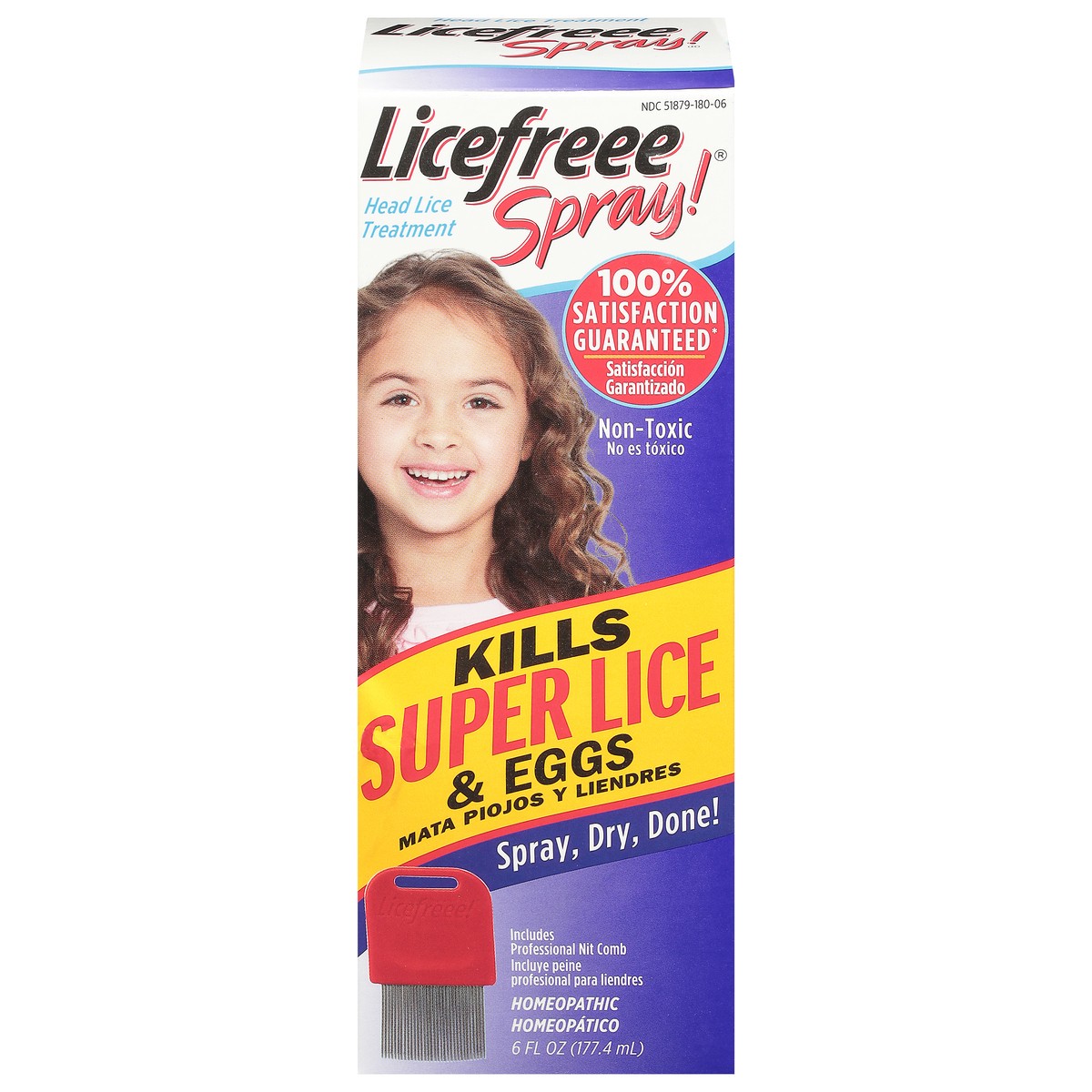 slide 1 of 13, Licefreee! Spray! Head Lice Treatment 6 fl oz, 6 fl oz