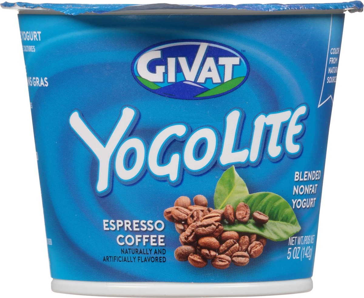 slide 1 of 14, Givat YogoLite Espresso Coffee Blended Nonfat Yogurt 5 oz, 5 oz