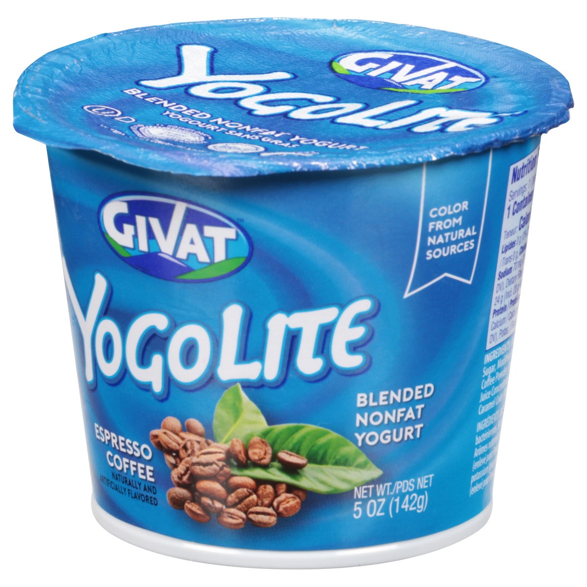 slide 3 of 14, Givat YogoLite Espresso Coffee Blended Nonfat Yogurt 5 oz, 5 oz