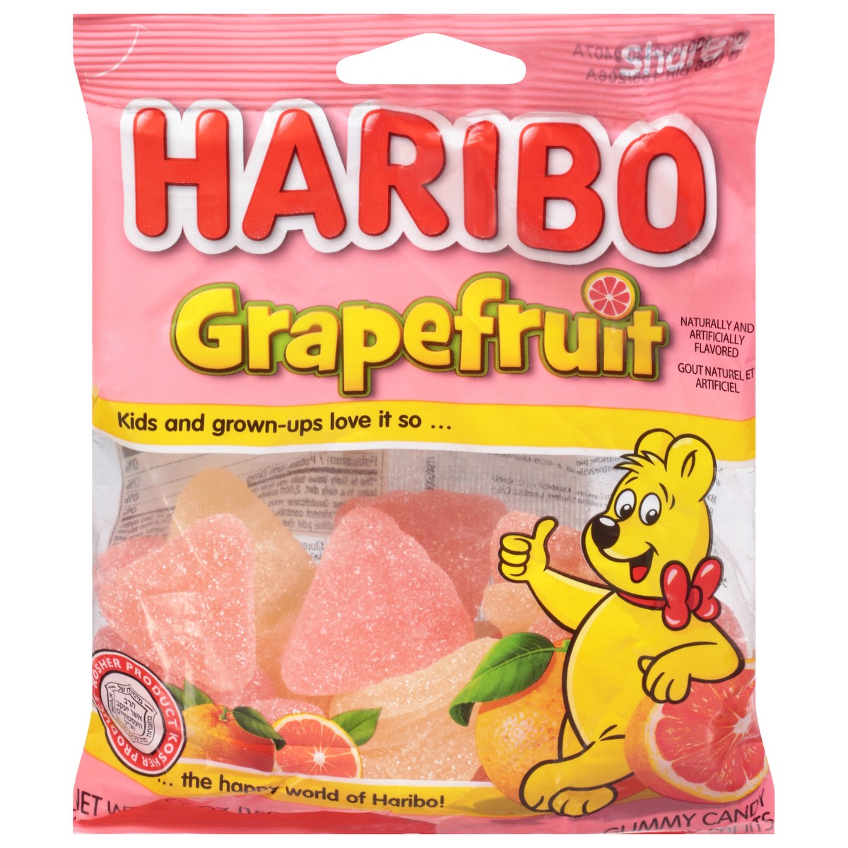 slide 10 of 13, Haribo Grapefruit Gummy Candy Share Size 5.29 oz, 5.29 oz