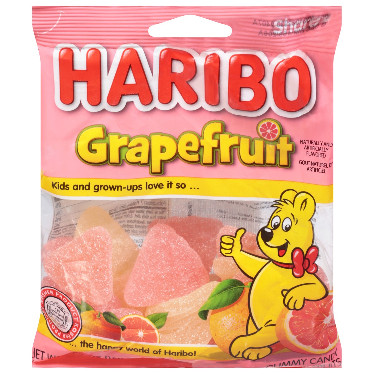 slide 1 of 13, Haribo Grapefruit Gummy Candy Share Size 5.29 oz, 5.29 oz