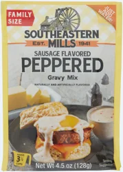 Southeastern Mills Family Size Peppered Sausage Flavor Gravy Mix - 4.5 oz
