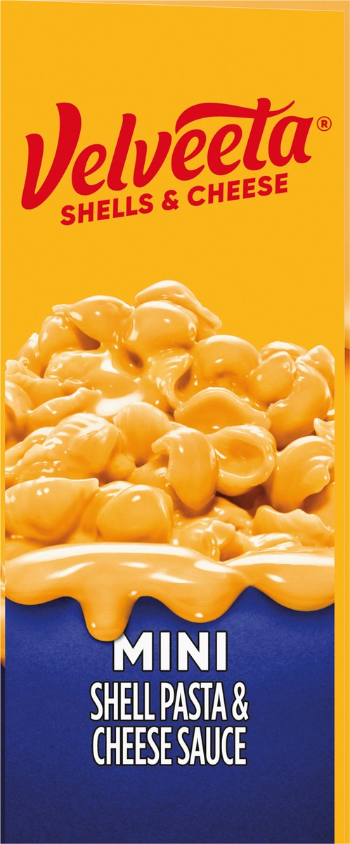 slide 6 of 9, Velveeta Shells & Cheese Mini Shell Pasta & Cheese Sauce, 10.1 oz Box, 10.1 oz