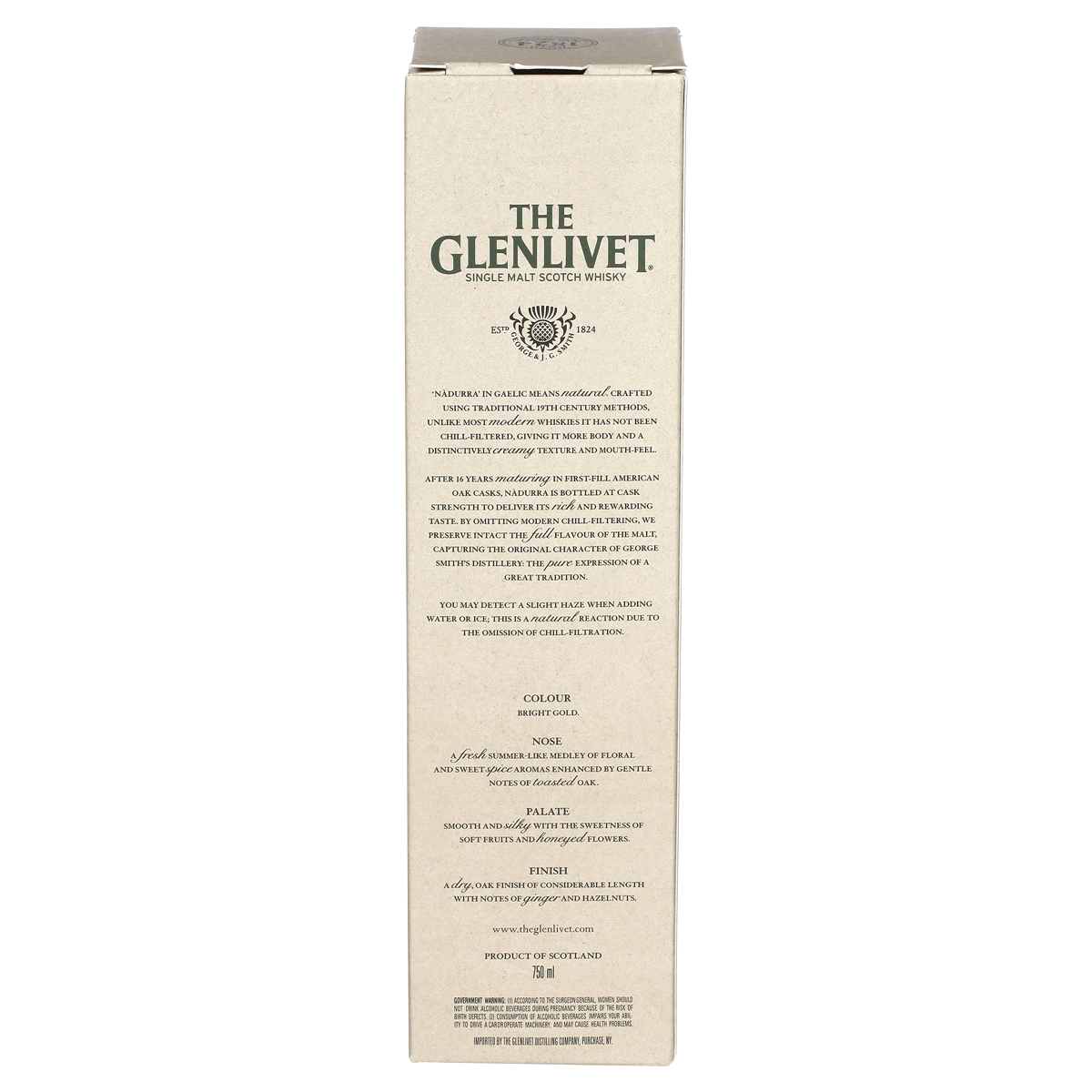 slide 5 of 6, Glenlivet The Glenlivet Nadurra Scotch Whisky, 750 ml