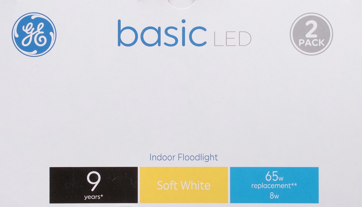 slide 7 of 9, GE 8 Watts Soft White LED Light Bulbs 2 ea, 2 ct