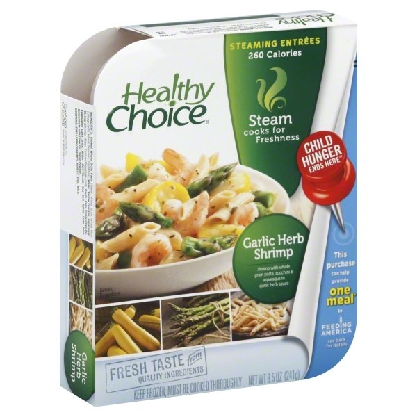 slide 1 of 6, Healthy Choice Garlic Herb Shrimp, 8.5 oz