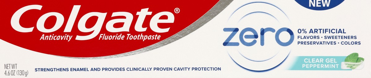 slide 4 of 12, Colgate Peppermint Zero Toothpaste Gel, 4.6 oz
