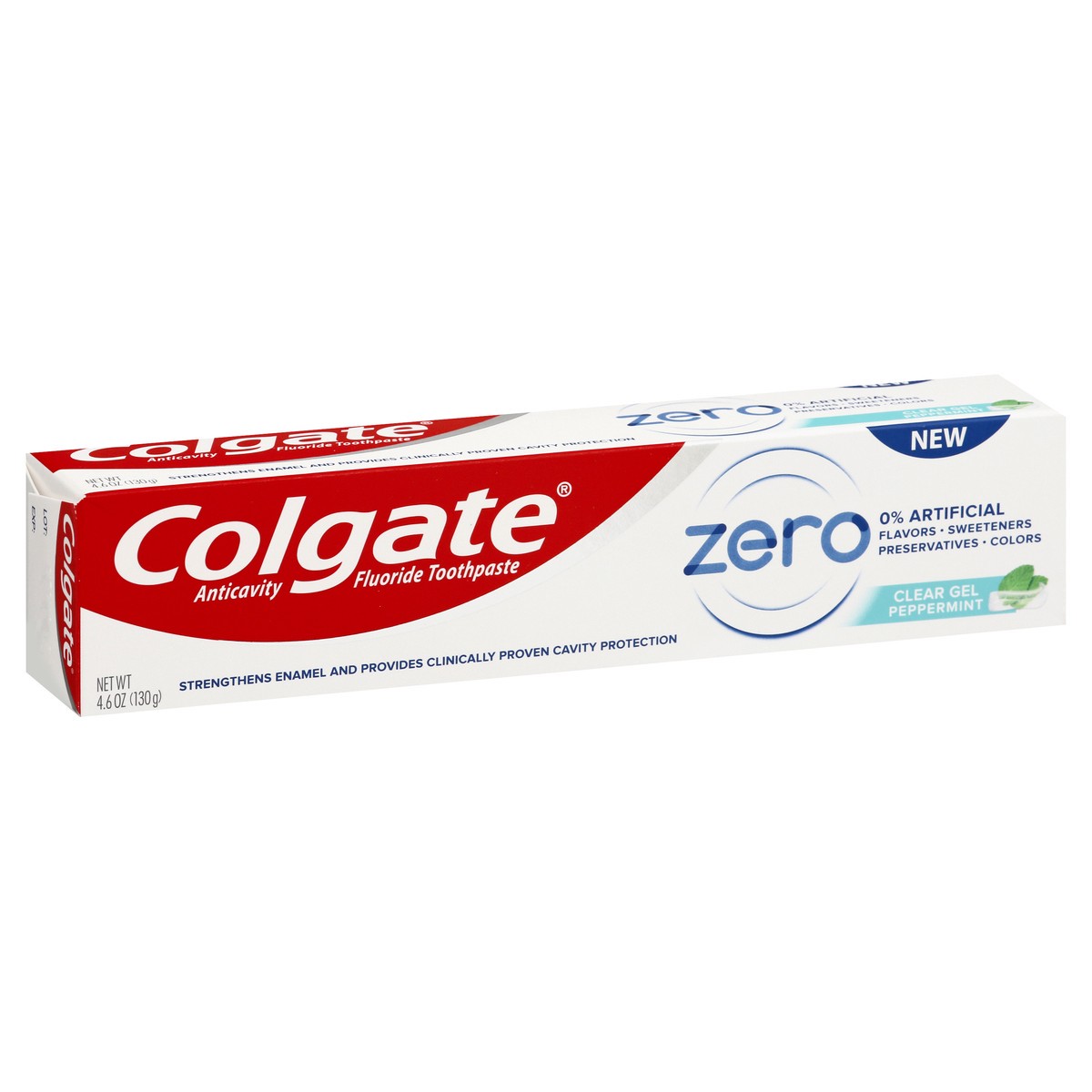 slide 5 of 12, Colgate Peppermint Zero Toothpaste Gel, 4.6 oz