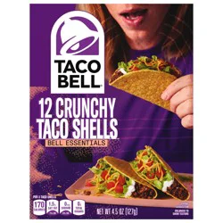 Taco Bell Crunchy Taco Shells, 12 ct, 4.5 oz Box
