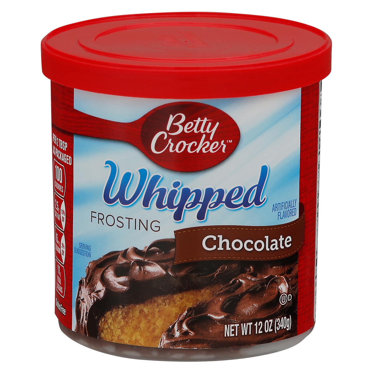 slide 1 of 1, Betty Crocker Whipped Chocolate Frosting 12 oz, 12 oz