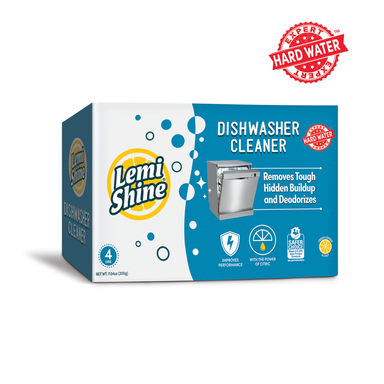 slide 1 of 5, Lemi Shine Dishwasher Cleaner with Powerful Citric Extracts 7.04 oz, 7.04 oz