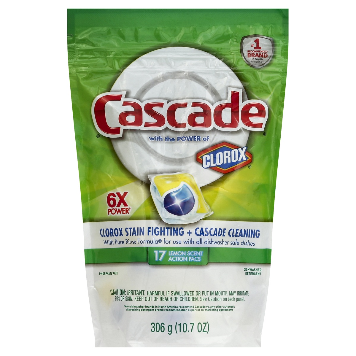 slide 1 of 2, Cascade Dishwasher Detergent 17 ea, 17 ct