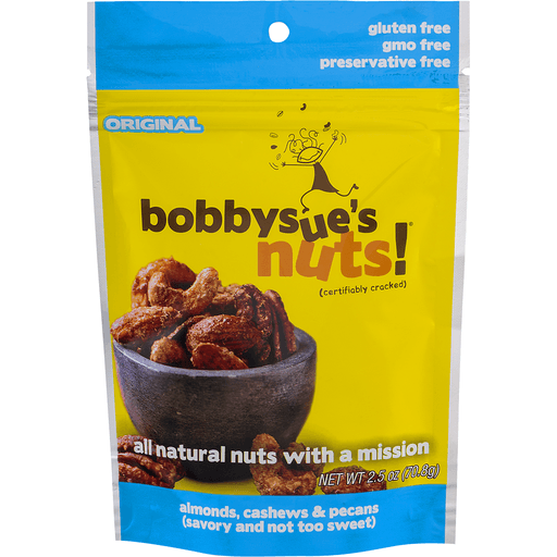 slide 2 of 17, BobbySue's  Original Nuts, 2.5 oz