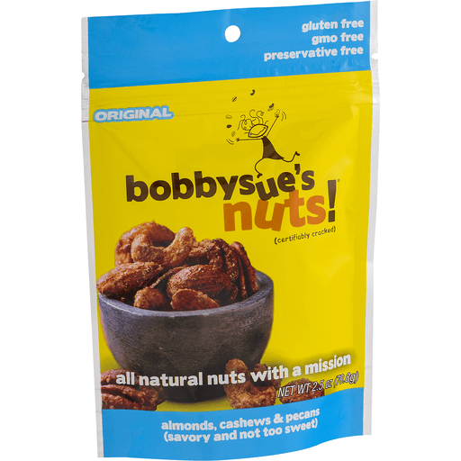 slide 3 of 17, BobbySue's  Original Nuts, 2.5 oz