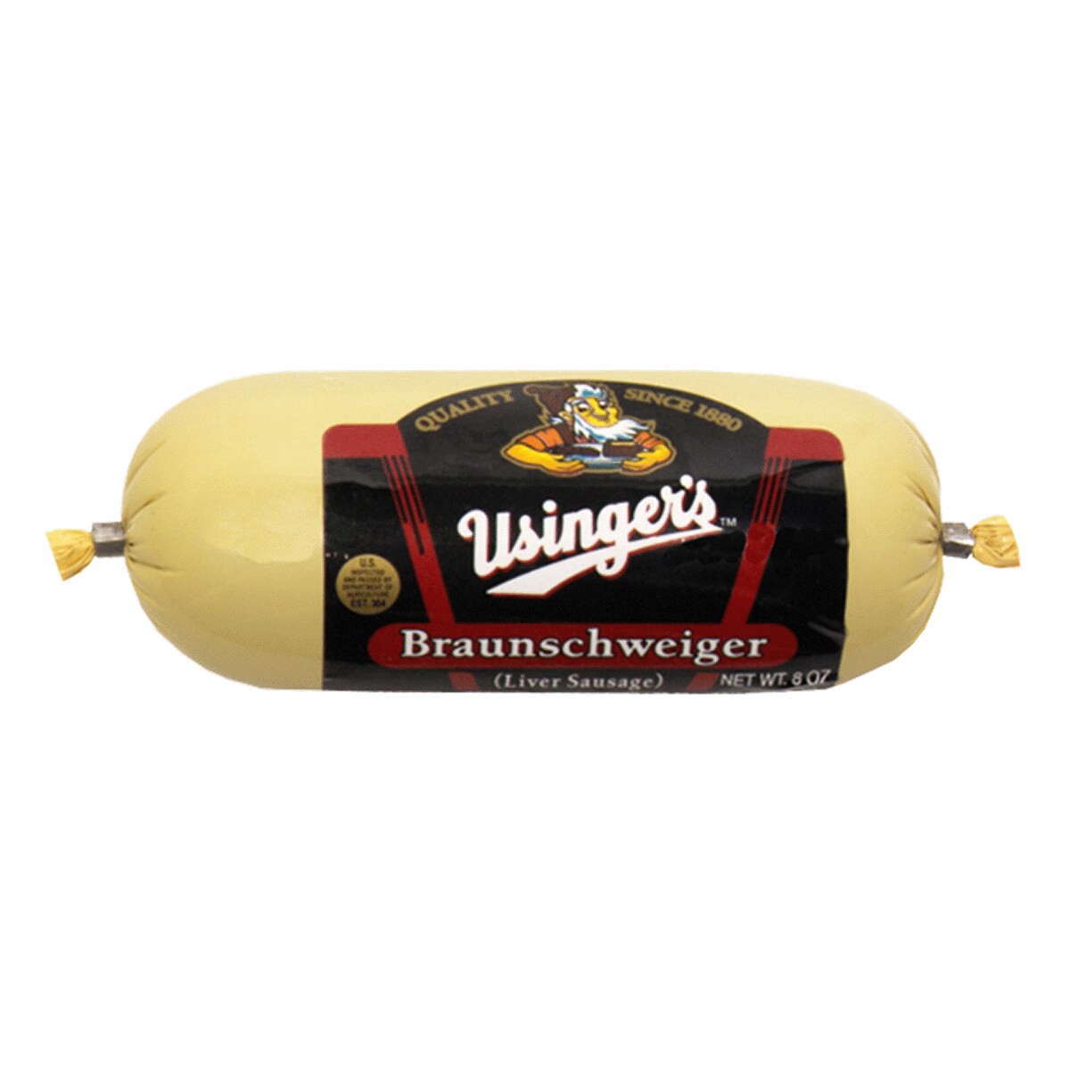 slide 1 of 1, Usinger's Milwaukee Braunschweiger, 8 oz, 8 oz