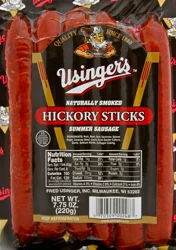 Usingers Hickory Snack Sticks, 7.75 Oz