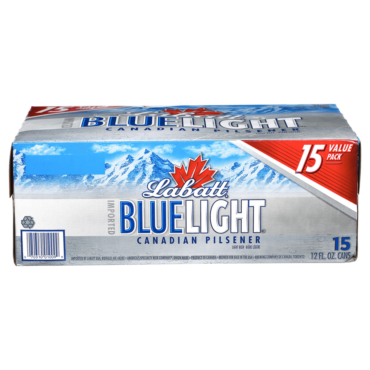 slide 4 of 6, Labatt Blue Light Beer, 15 ct; 12 fl oz