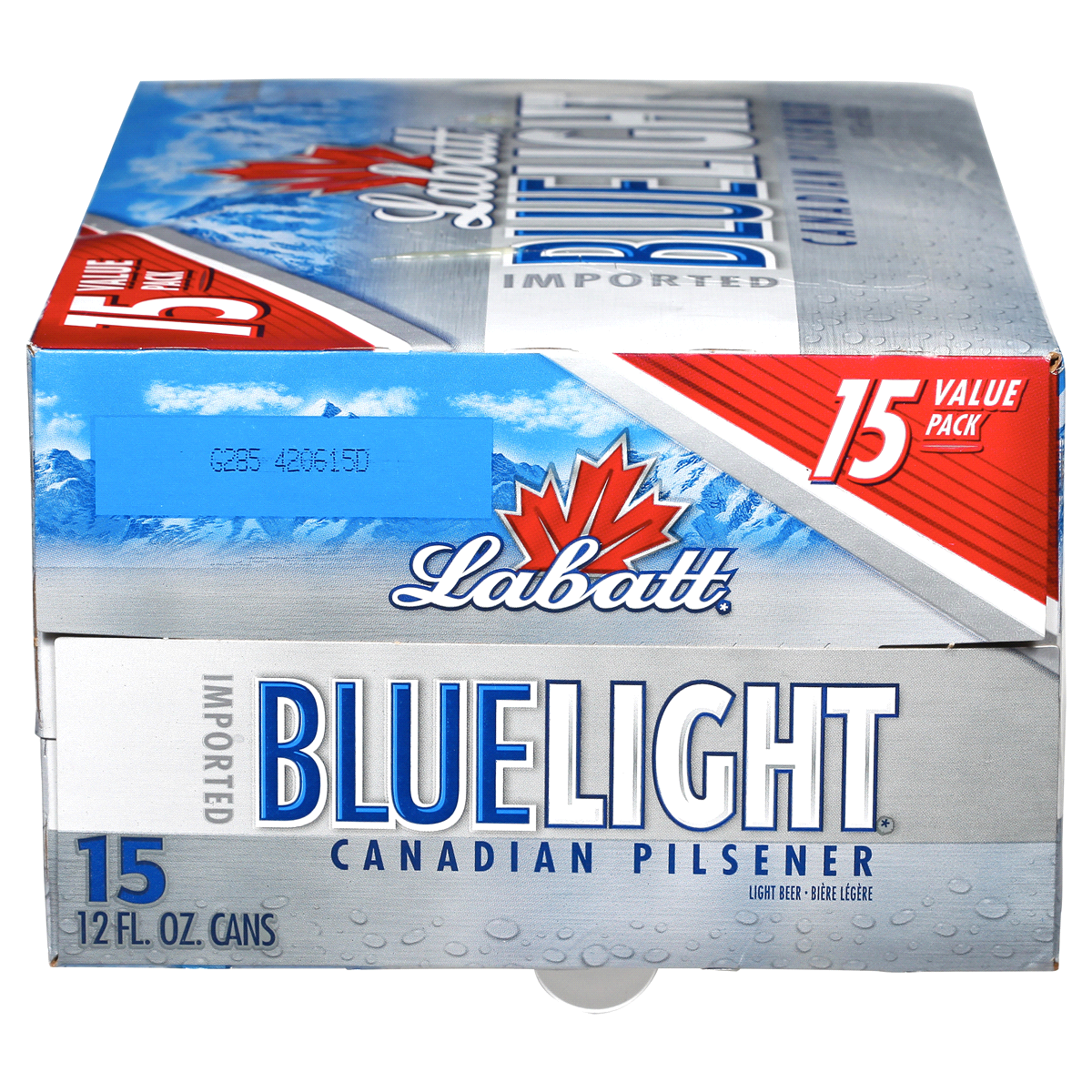 slide 6 of 6, Labatt Blue Light Beer, 15 ct; 12 fl oz