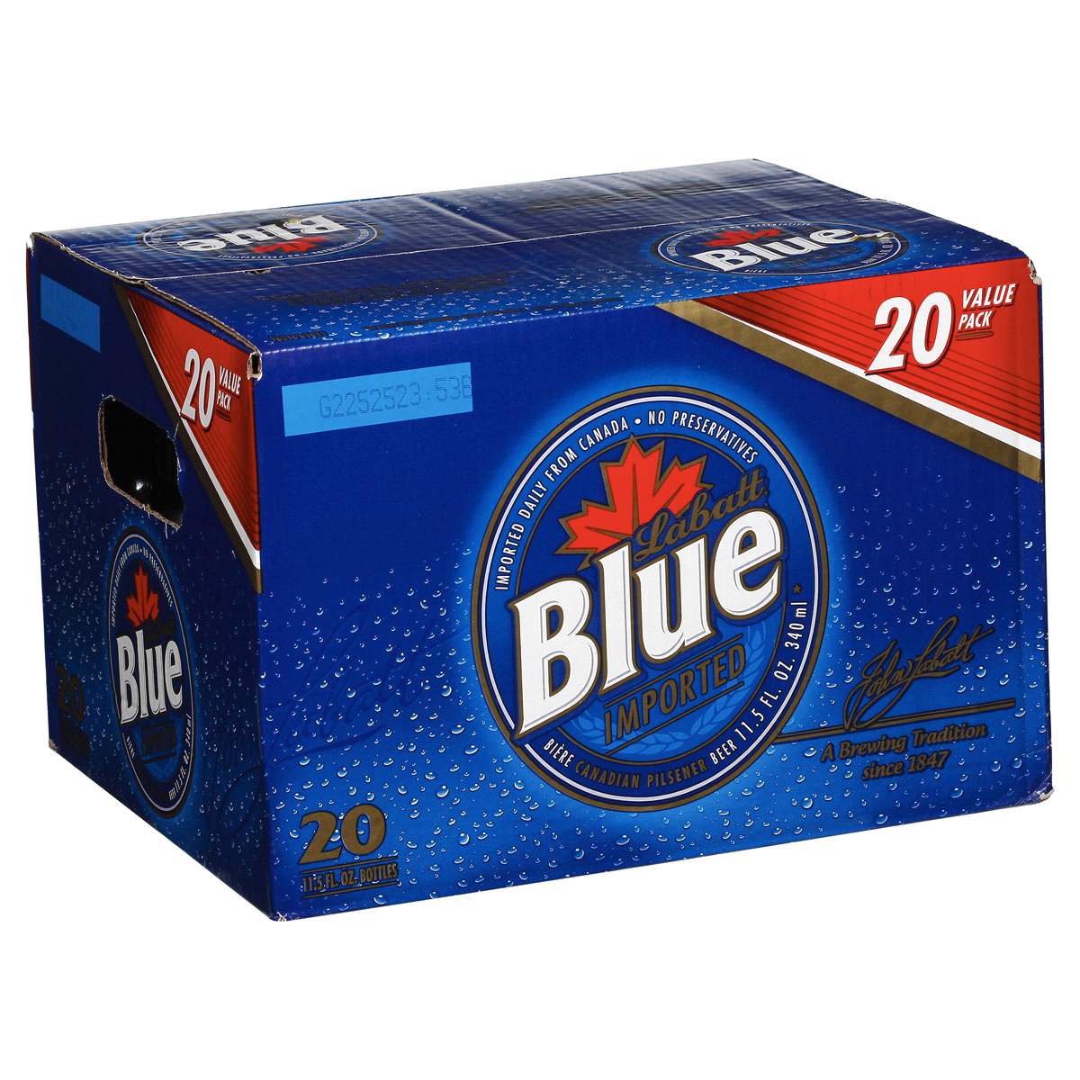 slide 2 of 6, Labatt Beer 20 ea, 20 ct