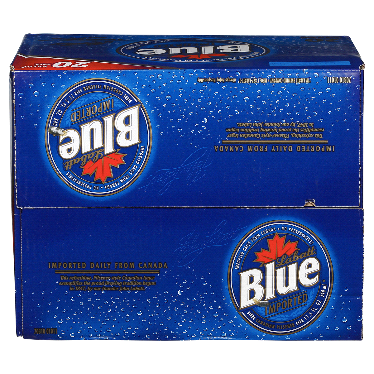 slide 3 of 6, Labatt Beer 20 ea, 20 ct