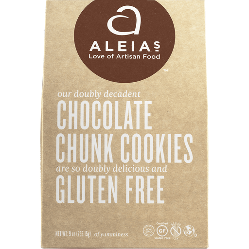 slide 4 of 8, Aleia's Gluten Free Chocolate Chunk Cookies , 9 oz