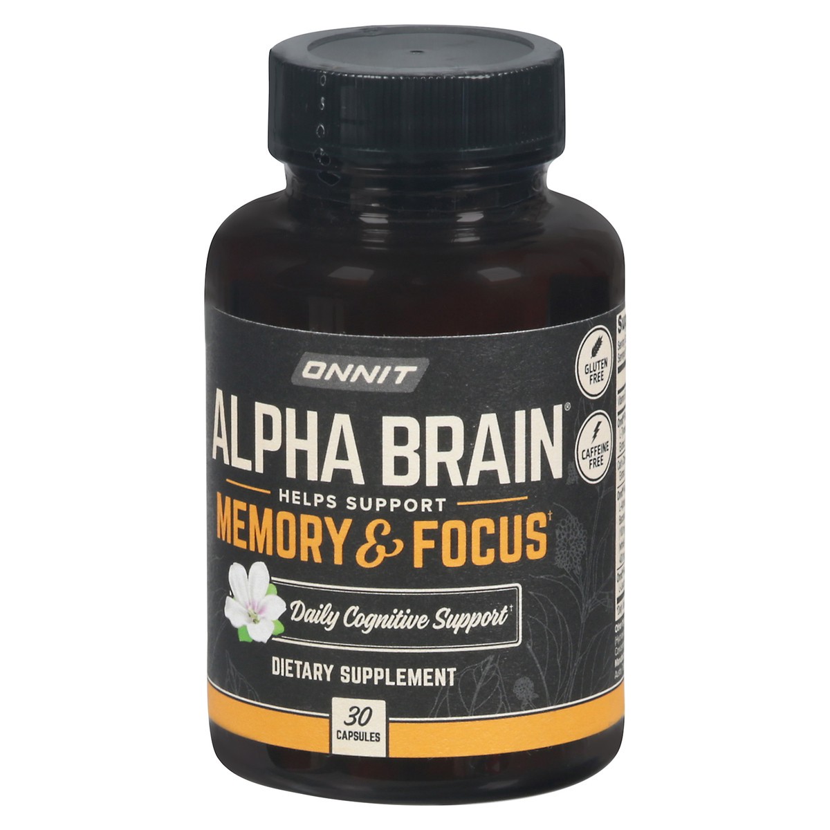 slide 8 of 9, Onnit Alpha Brain Nootropic Brain Health Supplement - 30ct, 30 ct