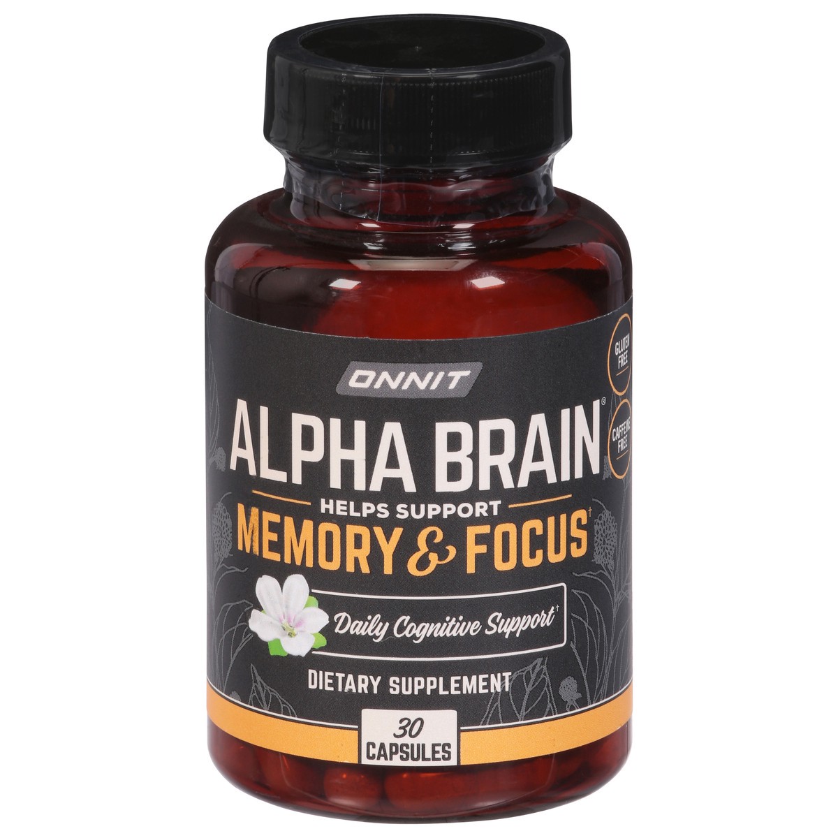 slide 1 of 9, Onnit Alpha Brain Nootropic Brain Health Supplement - 30ct, 30 ct