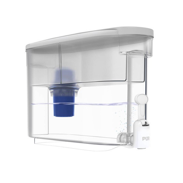 slide 4 of 7, PUR Classic 30-Cup Water Dispenser Filtration System - Blue/White, 1 ct