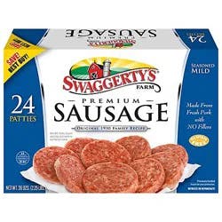 Swaggerty's Farm Swaggertys Farm Breakfast Mild Sausage Patties - 36 OZ