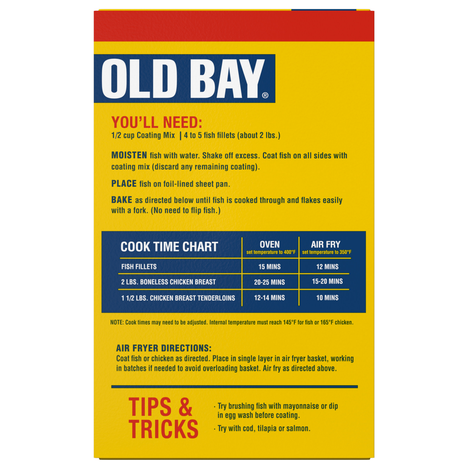slide 2 of 8, Old Bay® Seasoned Coating Mix, 5 oz