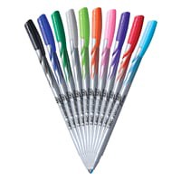 slide 19 of 21, BIC Intensity Medium Fineliner Marker Pen, 1.0mm, Assorted Colors, 10 ct