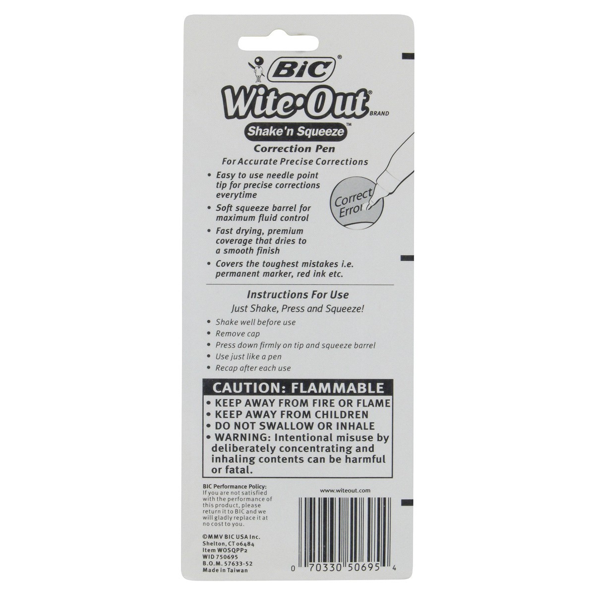 slide 2 of 2, Wite-Out Correction Pen 2 ea, 2 ct