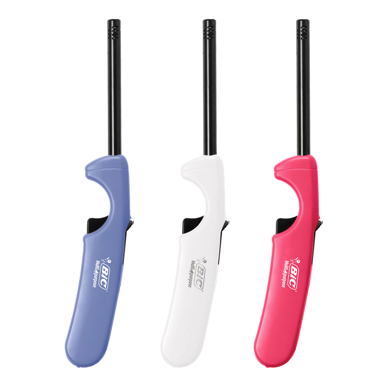 slide 2 of 2, BIC Multi-Purpose Classic Edition Lighter and Flex Wand Lighter, Assorted Colors, 2 ct