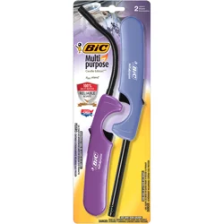 BIC Multi-Purpose Classic Edition Lighter and Flex Wand Lighter, Assorted Colors