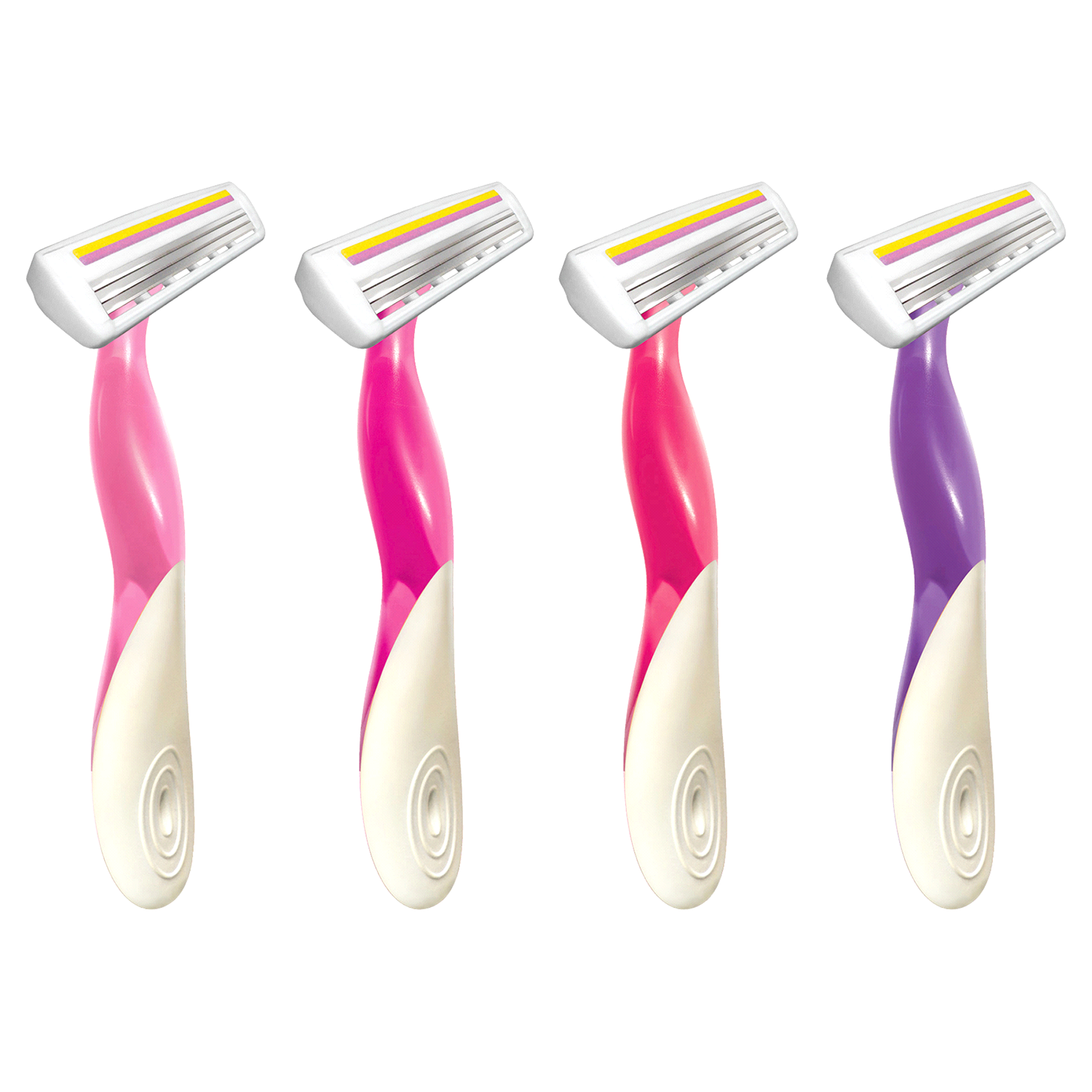 slide 3 of 5, BIC Soleil Smooth Womens Razors With Lavender Scented Handles, 4 ct