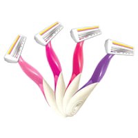 slide 9 of 25, BIC Soleil Smooth Womens Razors With Lavender Scented Handles, 4 ct