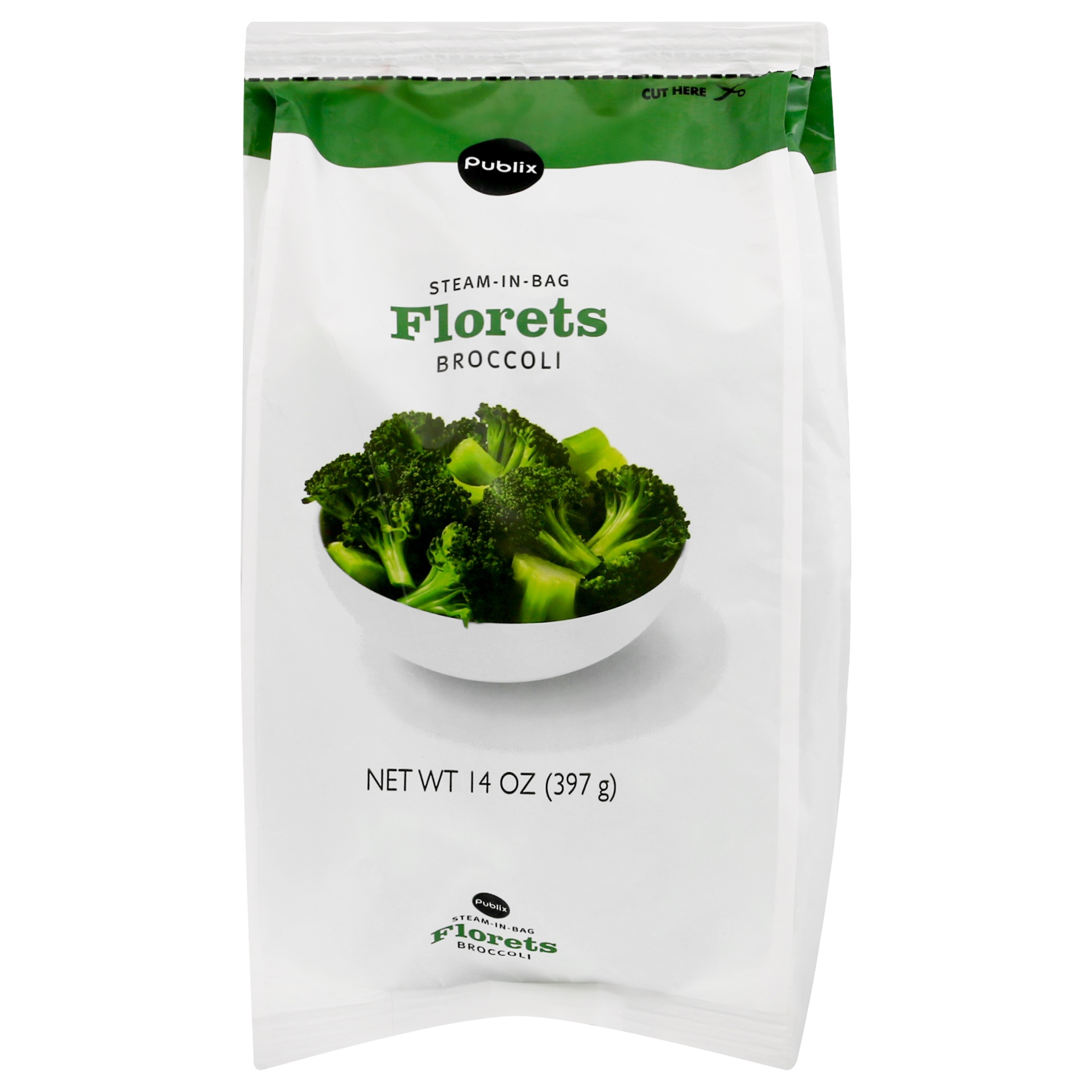 slide 1 of 1, Publix Florets Steam-In-Bag Broccoli, 15 oz