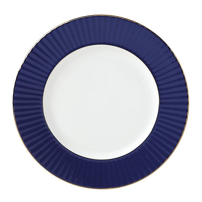 slide 1 of 1, Lenox Pleated Colors Dinner Plate - Navy, 1 ct